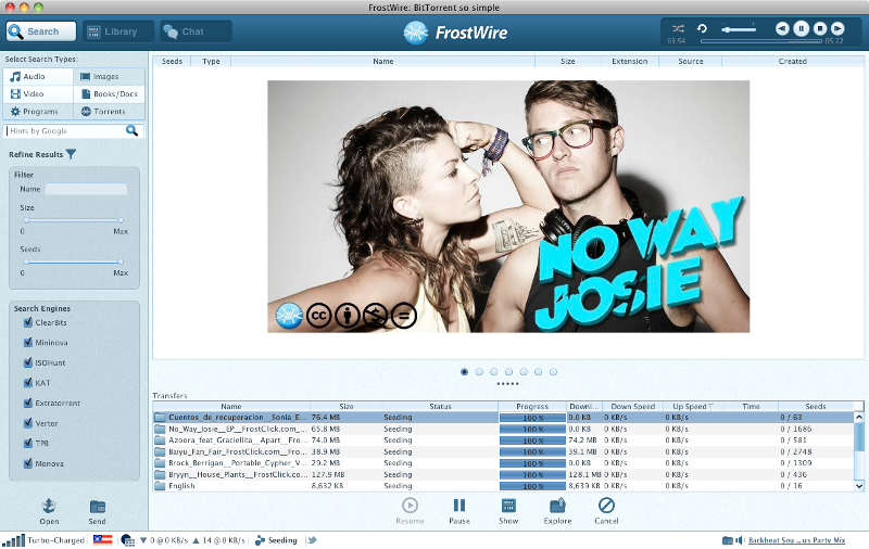 programs like frostwire for mac
